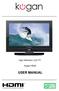 High Definition LCD TV. Kogan HD32 USER MANUAL