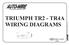 TRIUMPH TR2 - TR4A WIRING DIAGRAMS