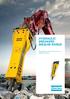 HydrauliC breakers mb & Hb range. High efficiency & performance, low noise & vibration