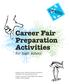 Career Fair Preparation Activities