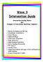 Wave 3 Intervention Guide Intervention Briefing Sheets plus Examples of Intervention Monitoring Templates