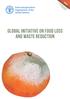 Global Initiative on Food Loss and Waste Reduction