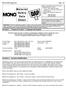 Material Safety Data Sheet