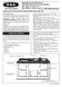Operating Instructions for AGA BF Gas Fired Cooker Models GC, GCB, (2 Oven) 2=