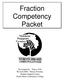 Fraction Competency Packet