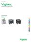 Low Voltage. Vigirex. Residual-current protection relays. Catalogue 2008