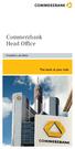 Commerzbank Head Office. Frankfurt am Main