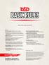Available for download at DungeonsandDragons.com. Player s Basic Rules Version 0.2. Credits