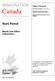 Canada IMMIGRATION. Work Permit. Manila Visa Office Instructions. Table of Contents IMM 5917 E (06-2016)
