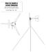 How to build a WIND TURBINE Axial flux alternator windmill plans 8 foot and 4 foot diameter machines. Hugh Piggott -May 2003
