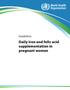 Guideline: Daily iron and folic acid supplementation in pregnant women