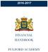 2016-2017 FINANCIAL HANDBOOK FULFORD ACADEMY