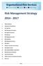 Risk Management Strategy 2014-2017