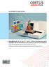 CERTUS NANO LIQUID DISPENSER FLUID MEETS PRECISION
