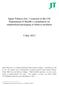 Japan Tobacco Inc. s response to the UK Department of Health s consultation on standardised packaging of tobacco products.