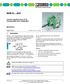 MCR-S- -DCI. Current Transducer up to 55 A, Programmable and Configurable INTERFACE. Data Sheet. 1 Description