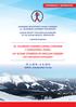 XX. SLOVENSKÝ KONGRES CIEVNEJ CHIRURGIE s medzinárodnou účasťou 20 th SLOVAK CONGRESS OF VASCULAR SURGERY with international participation