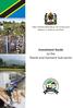 THE UNITED REPUBLIC OF TANZANIA Ministry of Industry and Trade. Investment Guide to the Textile and Garment Sub-sector