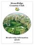 StoneRidge Country Club Membership Information 2016
