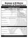 Kansas 4-H Horse Standard of Excellence Achievement Level I Beginning Horseman Application