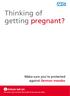 Thinking of getting pregnant?