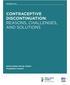 CONTRACEPTIVE DISCONTINUATION: REASONS, CHALLENGES, AND SOLUTIONS