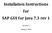 Installation Instructions for SAP GUI for Java 7.3 rev 1