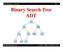 Data Structures CSC212 (1) Dr Muhammad Hussain Lecture - Binary Search Tree ADT