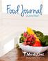 Food Journal. 4 & 2 & 1 Plan