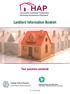 Landlord Information Booklet Your questions answered