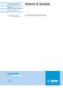 Vitamin E Acetate. Technical Information. Active ingredient for the cosmetics industry. = Registered trademark of BASF Aktiengesellschaft