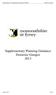 Supplementary Planning Guidance