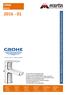 2016-01 CENIK GROHE. Martin d.o.o., Hmeljarska ulica 1, SI - 3310 Žalec / T: 03/7132 600 / F: 03/7132 620 / E: info@martin.si / W: www.martin.