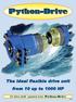 Python-Drive. The ideal flexible drive unit from 10 up to 1000 HP. CV drive shaft systems from Python-Drive