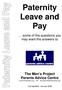 Paternity Leave and Pay
