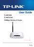 TL-WR740N TL-WR741ND 150Mbps Wireless N Router
