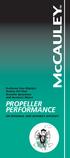 PROPELLER PERFORMANCE ON PERSONAL AND BUSINESS AIRCRAFT
