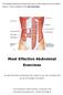 Most Effective Abdominal Exercises