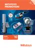 MITUTOYO PROMOTION! Jesen. Oktober 2010 Januar 2011