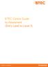 BTEC Centre Guide to Assessment (Entry Level to Level 3)