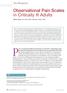 Observational Pain Scales