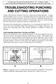 TROUBLESHOOTING PUNCHING AND CUTTING OPERATIONS