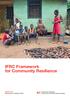 IFRC Framework for Community Resilience