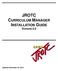 JROTC CURRICULUM MANAGER INSTALLATION GUIDE VERSION 2.0