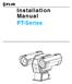 Installation Manual PT-Series