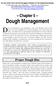 Chapter 5 Dough Management