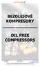 BEZOLEJOVÉ KOMPRESORY