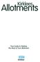 Kirklees. Allotments. Your Guide to Making the Most of Your Allotment