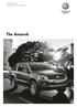 Technical Data Valid for model year 2013. The Amarok
