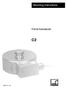 Mounting instructions. Force transducer. A0674-2.1 en